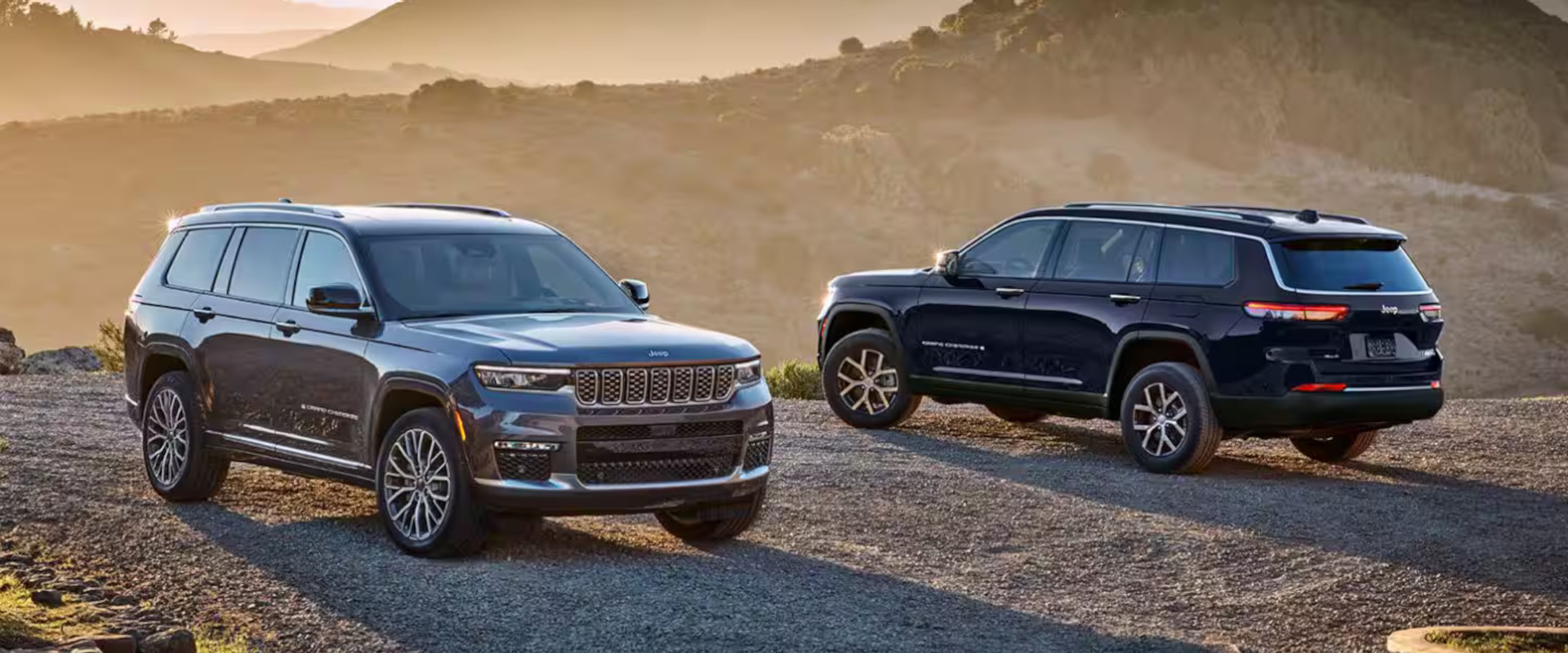 Jeep Compass lined up